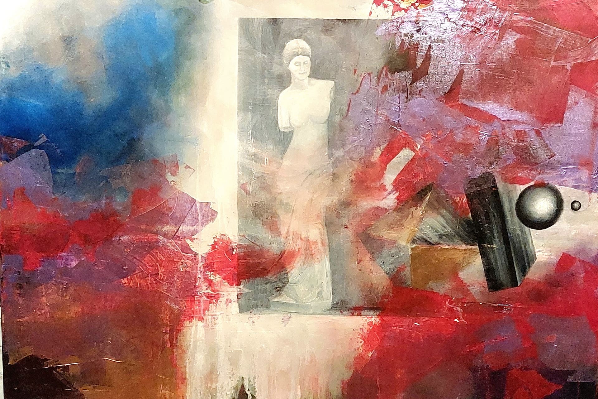 Anthony Crossa, Danish and Spanish painter, at work since 1977