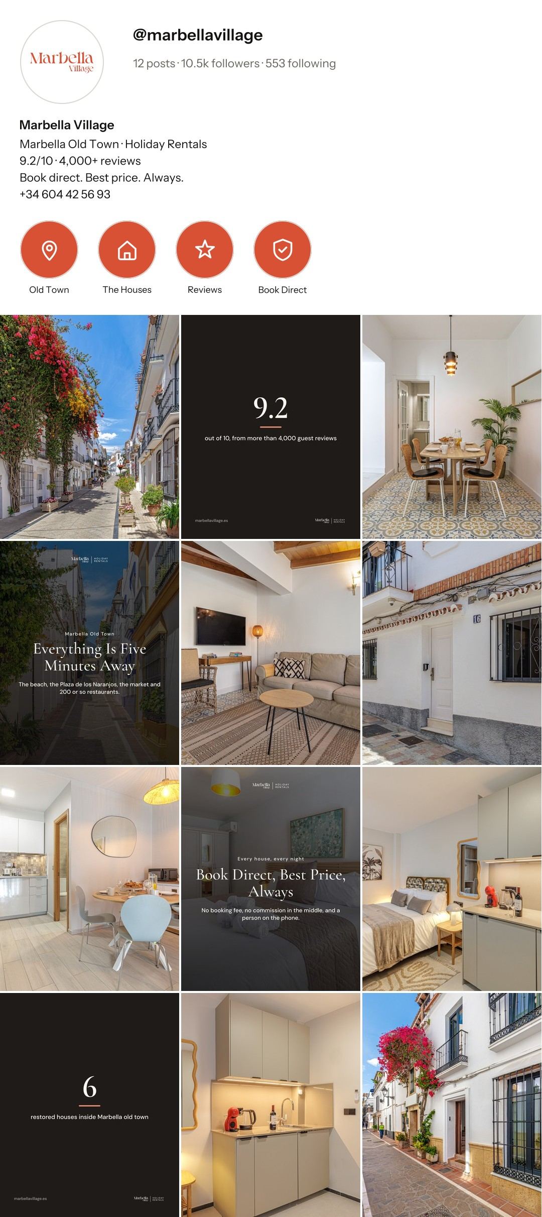 Marbella Village Instagram